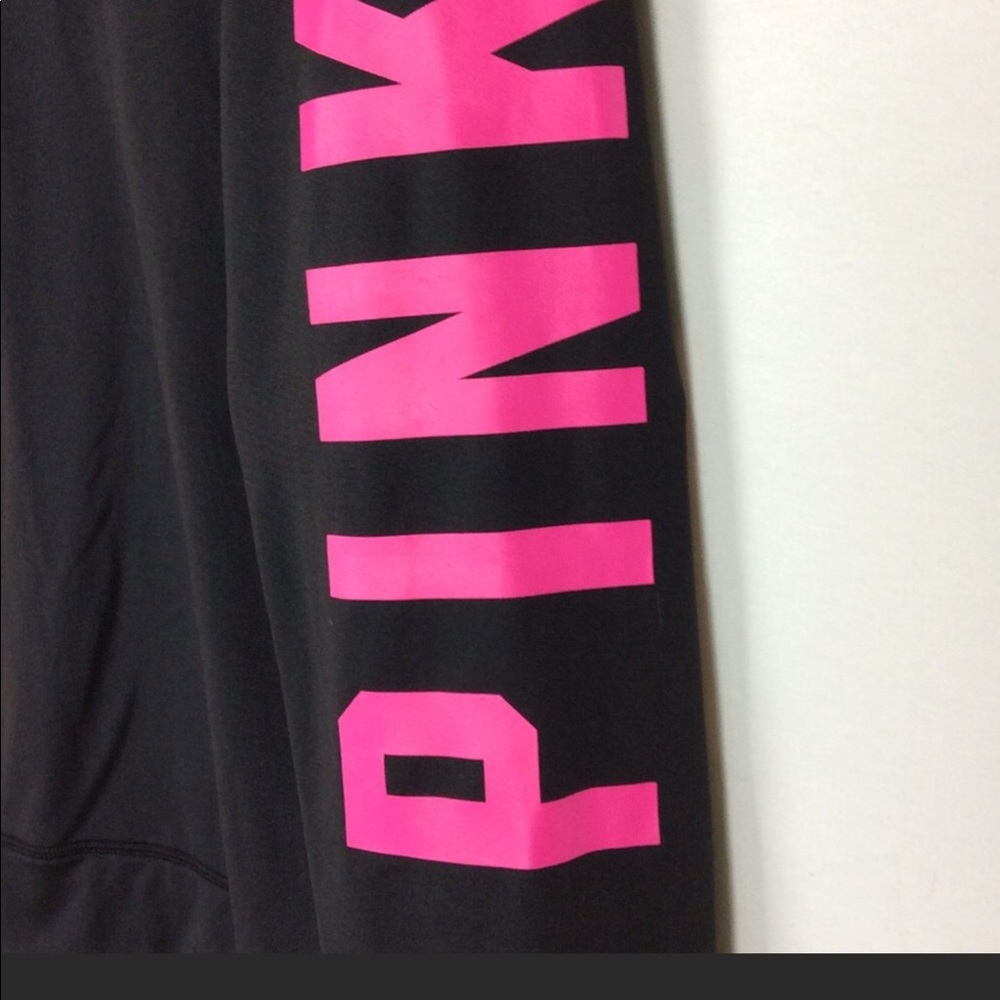 Fitted pullover sz M L PINK & Black athletic top - Picture 5 of 6